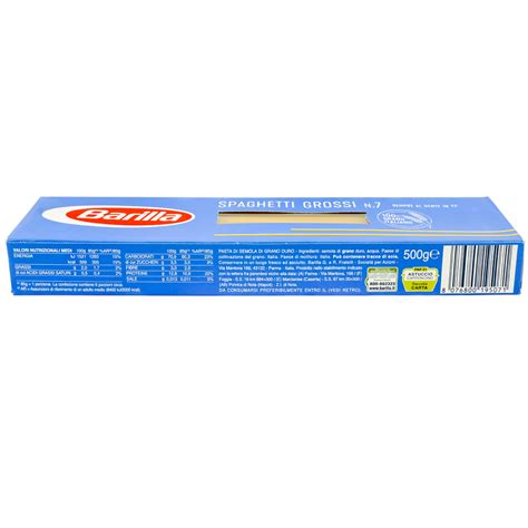 Paste Barilla 7 Spaghetti Grossi 500g