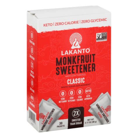 Lakanto Sweetener Monkfruit With Erythritol Classic Super 1 Foods