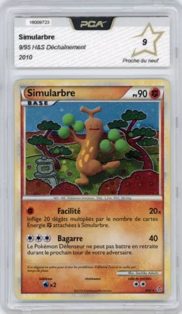 CARTE POKÉMON Simularbre Holo 9 95 Pca 9 Hs Dechainement EUR 44