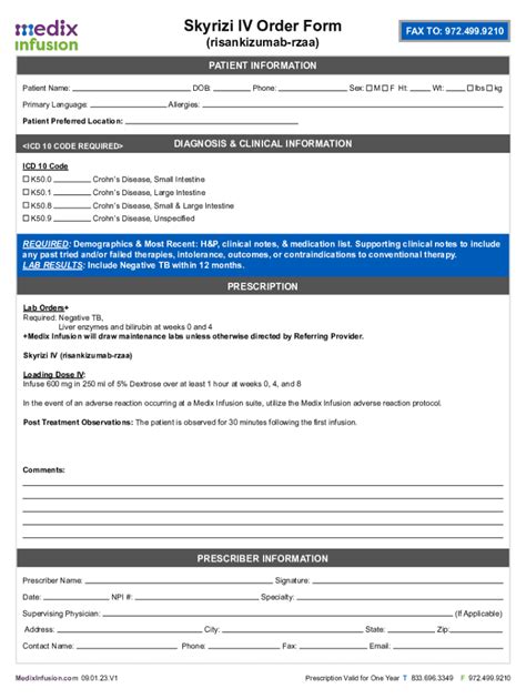 Fillable Online Moderate To Severe Crohn S Disease Fax Email Print