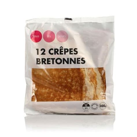 12 crêpes bretonnes nature Cdiscount Au quotidien