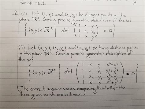 Applied Linear Algebra How Do I Find A Geometric Description R Askmath