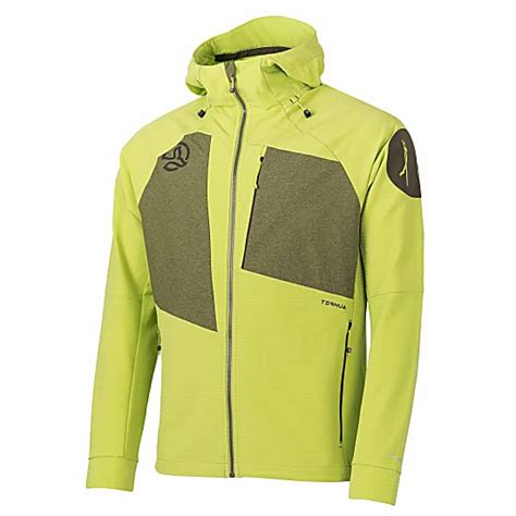 Ternua M Demin Hard Hood Jacket Deep Lime Free Shipping Starts At