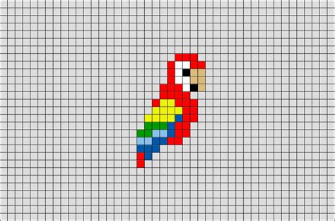 Pixel Art Grid Bird - Pixel Art Grid Gallery