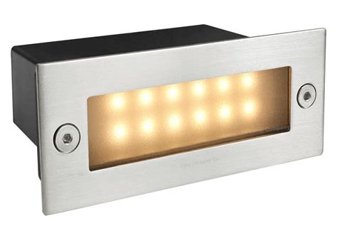 LED Stainless Steel Mini Brick Light Outdoor Garden Recessed Step Wall