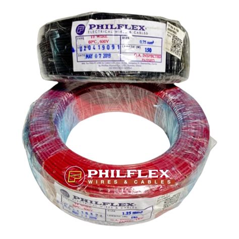 Philflex Tf Wire Awg Stranded M Sk Electrical Shopee