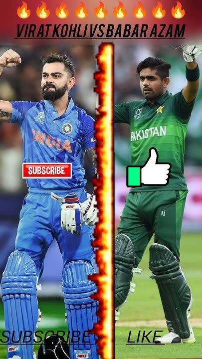 Virat Kohli Vs Babar Azam Fans Following Power 😍👑 Shorts Short