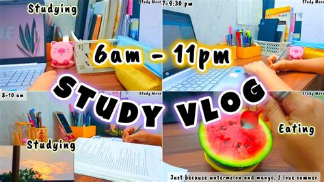 Am Pm Study Routine Productive Study Day Study Vlog Study