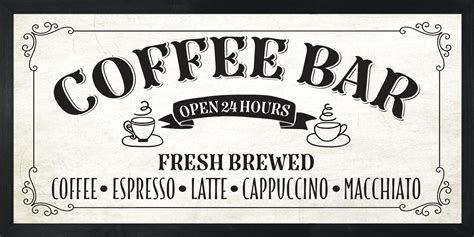 Coffee Bar Sign Coffee Bar Decor Kitchen Sign Coffee Etsy Hong Kong