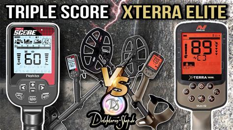 Teil Nokta Triple Score Vs Minelab Xterra Elite Metalldetektor