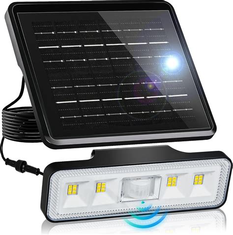 Auderwin Solar Flood Lights Outdoor Lm Solar Motion Lights