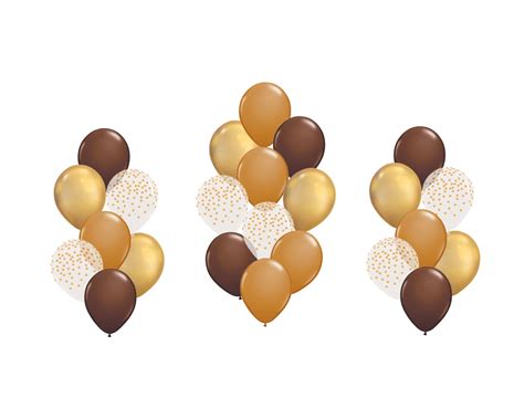 Brown Balloon Party Pack 24 Latex Balloons In Dark Brown Etsy