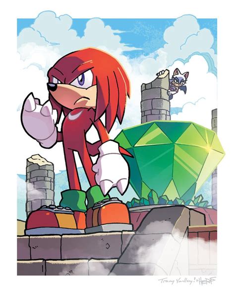 Guardian Of The Master Emerald By Thegraphicnovelist Echidna Sonic