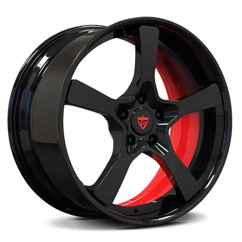 Custom Forged 2 Piece 5 Spoke Porsche Cayenne Wheels Rv Dp223