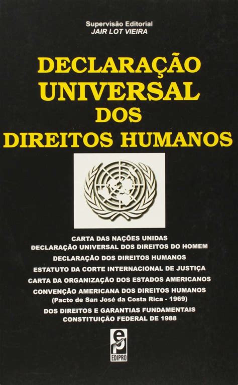 Declara O Universal Dos Direitos Humanos Edipro Loja Virtual De Livros