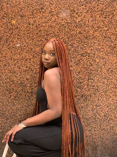 Ginger Hair ~ Idée Pose Instagram~aliyah Haïdi Box Braids Hairstyles