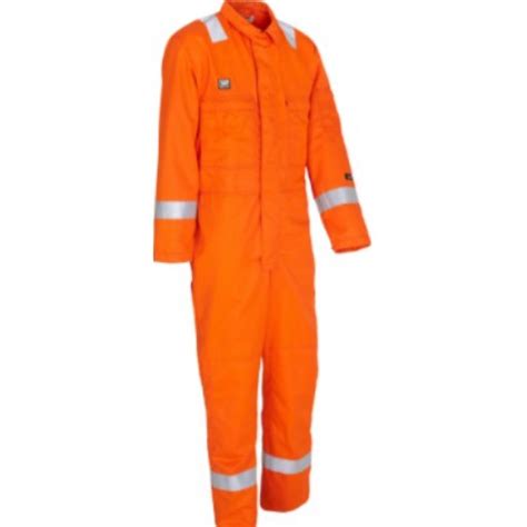 Pyrovatex Coverall With Reflective Strips Industrial Safety Products