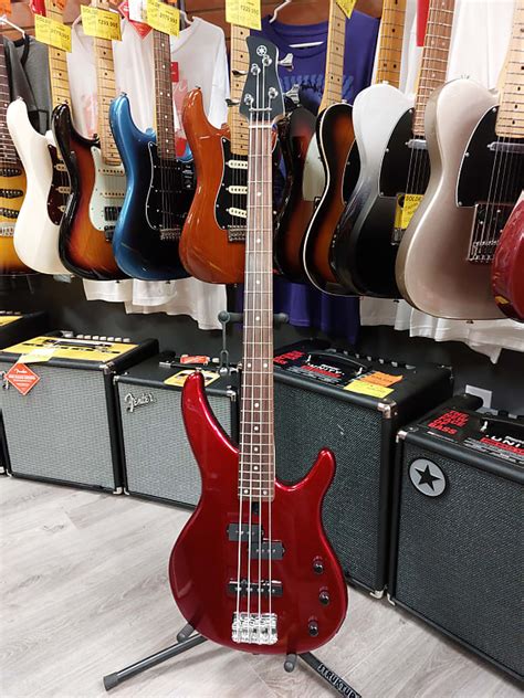 Yamaha Rbx170 4 String Bass Guitar Metallic Red Reverb Canada