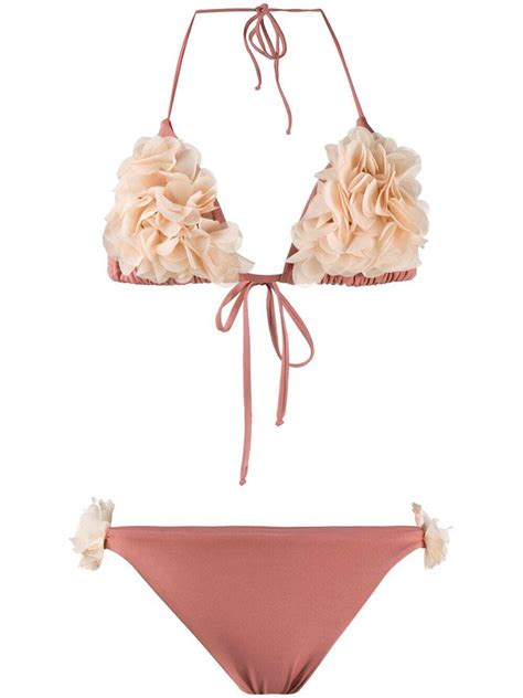 Buy LA REVECHE Shayna Bikini Set Pink At 5 Off Editorialist