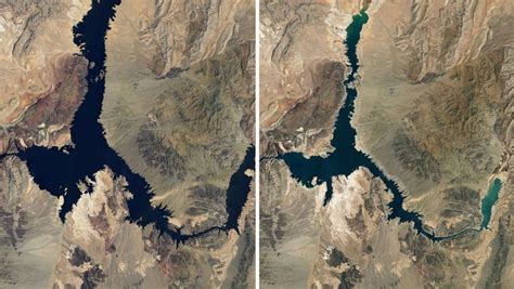 Lake Meade Satellite Images Show Water Level Comparison From 2000 To Present Debate Politics