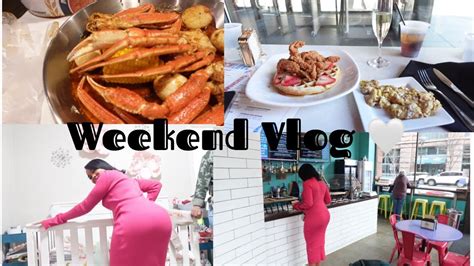 Weekend Vlog Brunch Drinks Seafood Mukbang Ice Cream Date