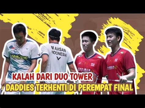 Langkah Hendra Ahsan Terhenti Kalah Dari Duo Tower Liu Ou Di Babak