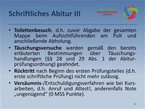 Abitur An Der Igs Landau Ppt Herunterladen