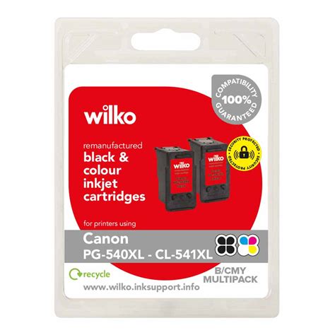 Wilko Canon PG 540XL CL 541XL Multipack Wilko