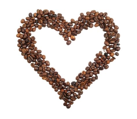 Premium Photo | Coffee beans heart