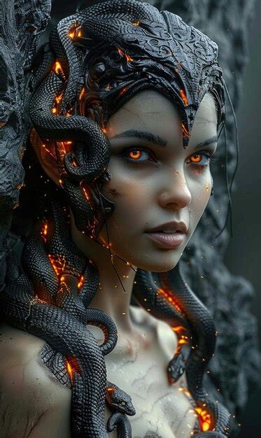 Premium Photo Snake Woman The Gorgon Medusa In Greek Mythology