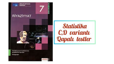 Statistika Ci Sinif Dim C D Variant Qapal Testl R Cisinif