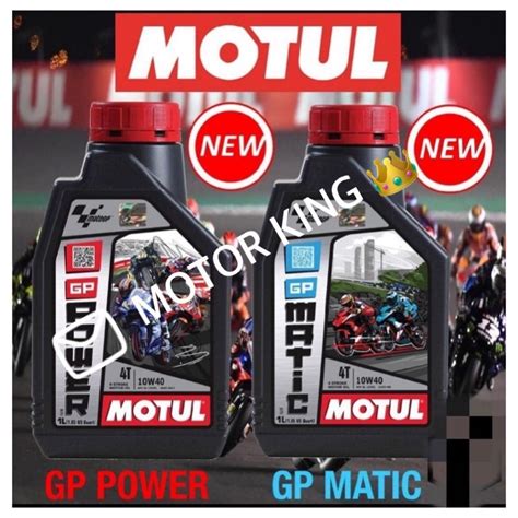 Motul T Gp Power Gp Matic W Oil Minyak Hitam Enjin Engine Oil