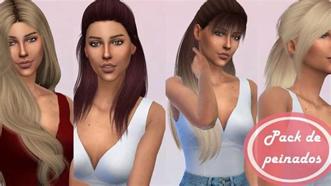 Descubre Los Impresionantes Peinados Del Pack Sims Peinados