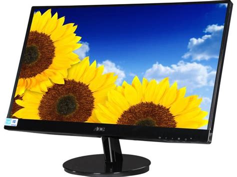 AOC Frameless I2369V Glossy Black 23 6ms IPS Panel Widescreen LED