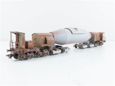 Trix H0 24051 2 Freight Carriage 18 Axle Torpedo Car Catawiki