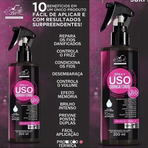 Spray Uso Obrigat Rio Liso Obrigat Rio Belkit Original Ml Protetor