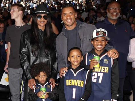 Russell Wilson Attended Nuggets Vs Heats Game With Wife Ciara