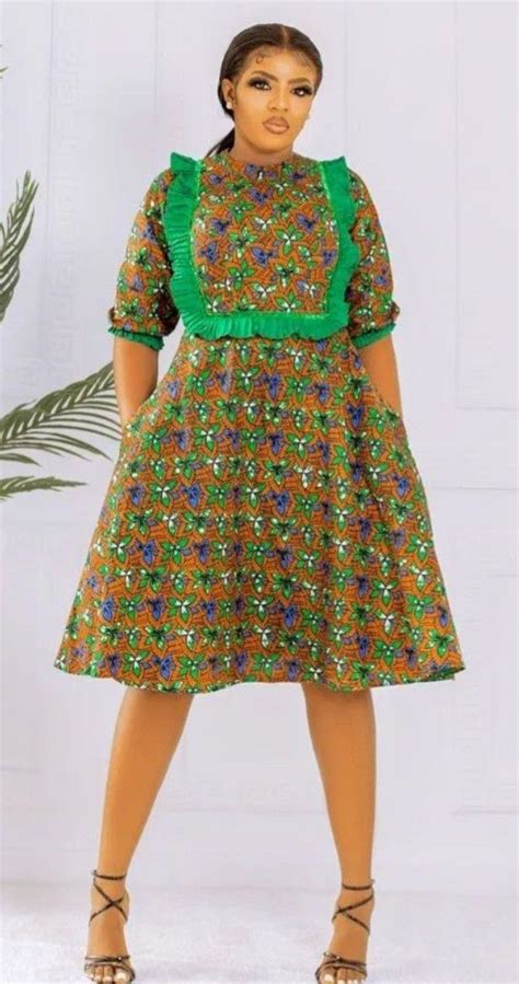 Pin By Africhic Collections On Belle Robe African Print Dress Ankara