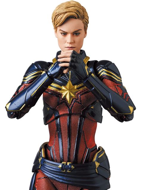 Avengers Endgame Mafex Captain Marvel Figure By Medicom The Toyark