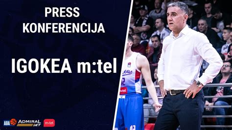 Press Konferencija Igokea M Tel YouTube