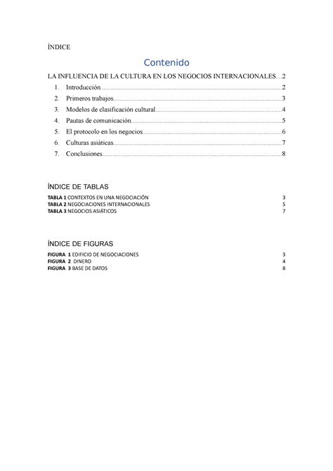 Lai nfluencia de la cultura en los negocios Estudiantes ÍNDICE LA