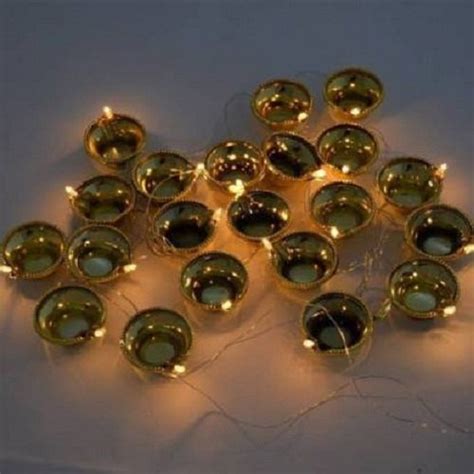 Electric 20 Deepakdiya Led Fairy String Series Lights Home Diwali