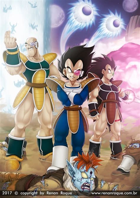 Vegeta Nappa And Raditz Anime Dragon Ball Dragon Ball Art Dragon