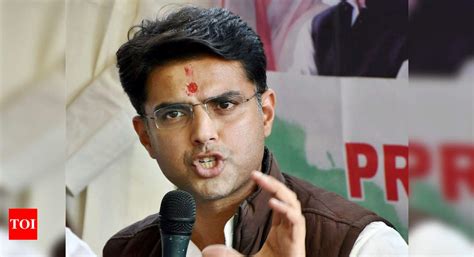 Rajasthan BJP Questions Speaker S Notice To Sachin Pilot Rebel