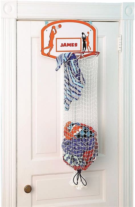 Wooden Basketball Hamper Basketball Hoop Laundry Basket