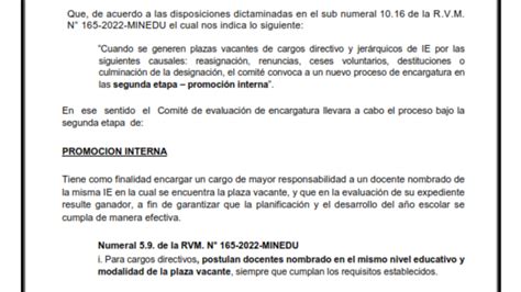 Convocatoria Segunda Etapa Promocion Interna Noticias Unidad De