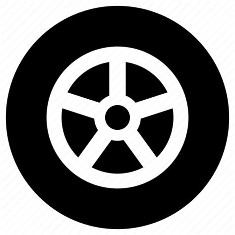 Car Tire Tyre Wheel Icon Download On Iconfinder