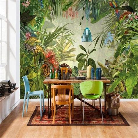 Обои тропики, в тропическом стиле. | Papier peint tropical, Parement ...