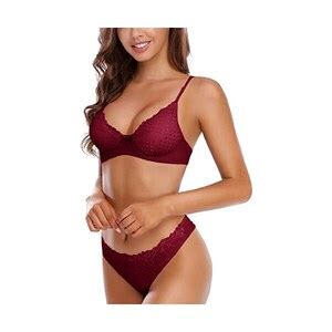 SHEKINI Completo Intimo Sexy Hot Lingerie Reggiseno Con Ferretto Con