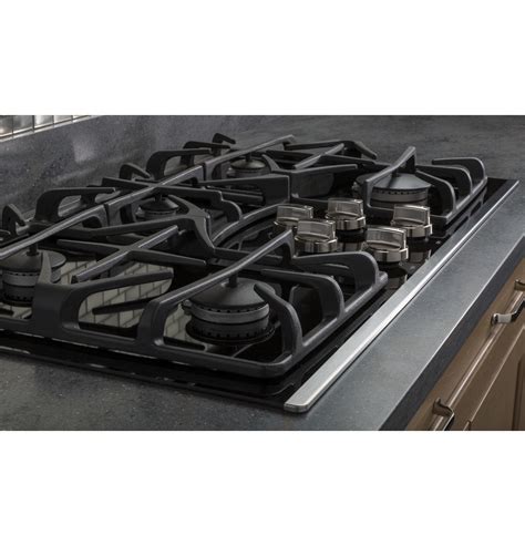 Ge Gas Cooktop Stainless Steel Jgp Slss Best Buy